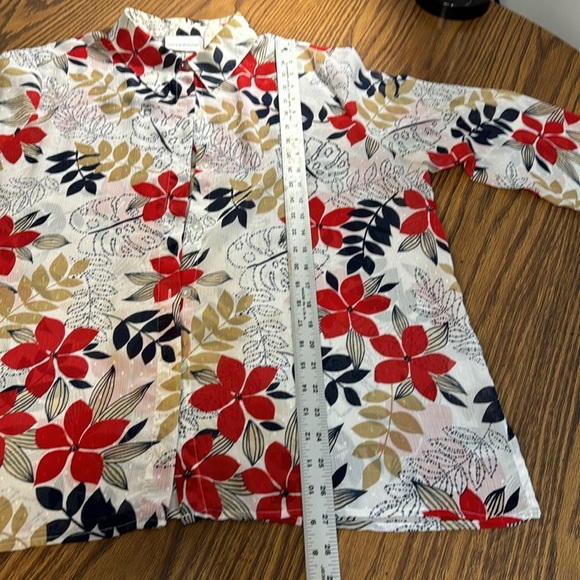 Alfred dunner Women’s 3/4 sleeve blouse - Picture 5 of 7